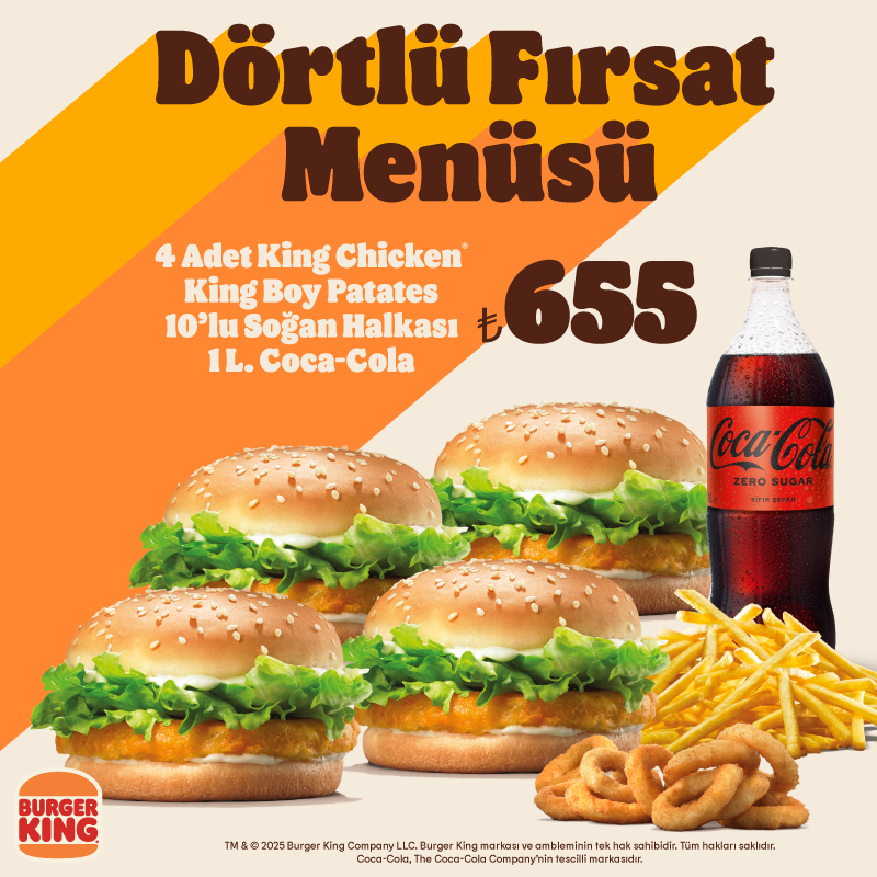 Dörtlü Fırsat Menüsü